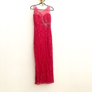 NWOT RUE DE LA PAIX Boutique Fuchsia Formal Dress